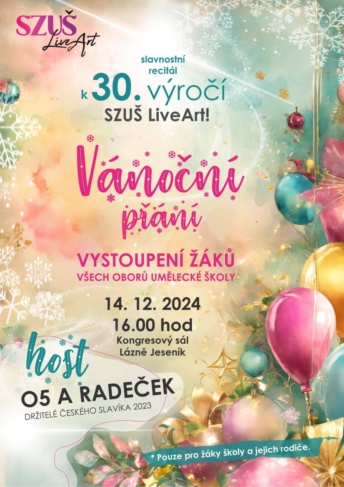 Slavíme 30 let školy!